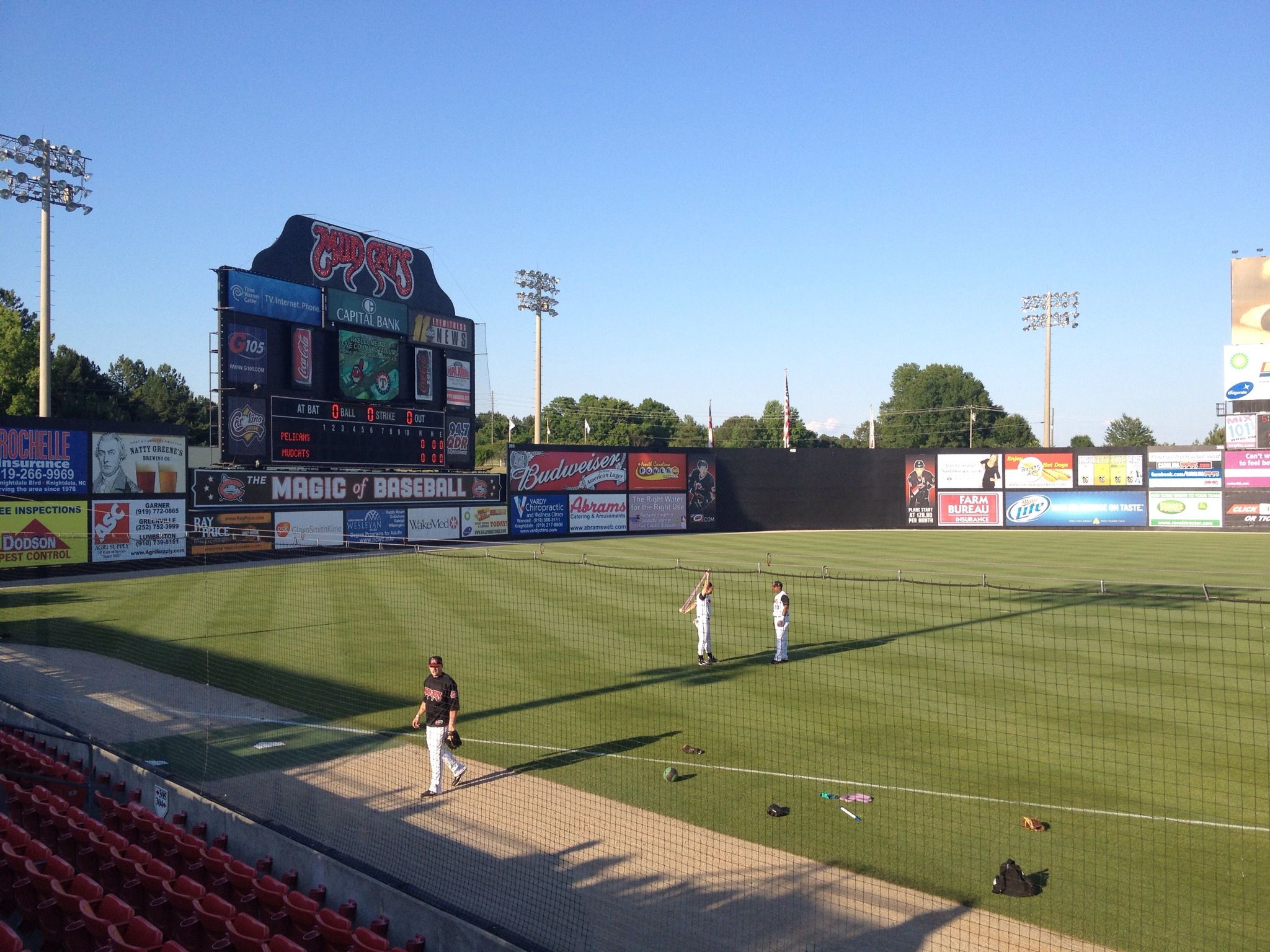 Carolina Mudcats team