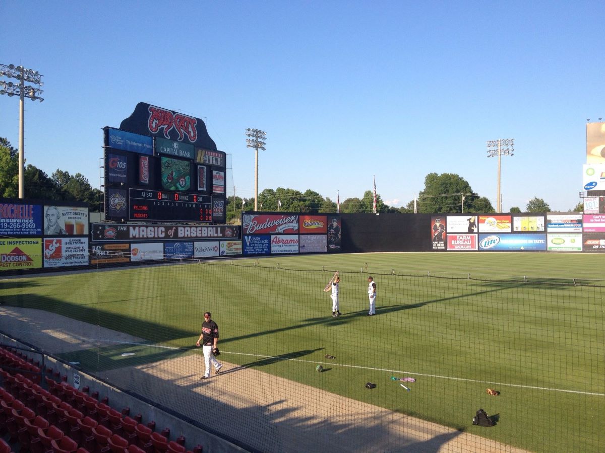 baseball stadium and team